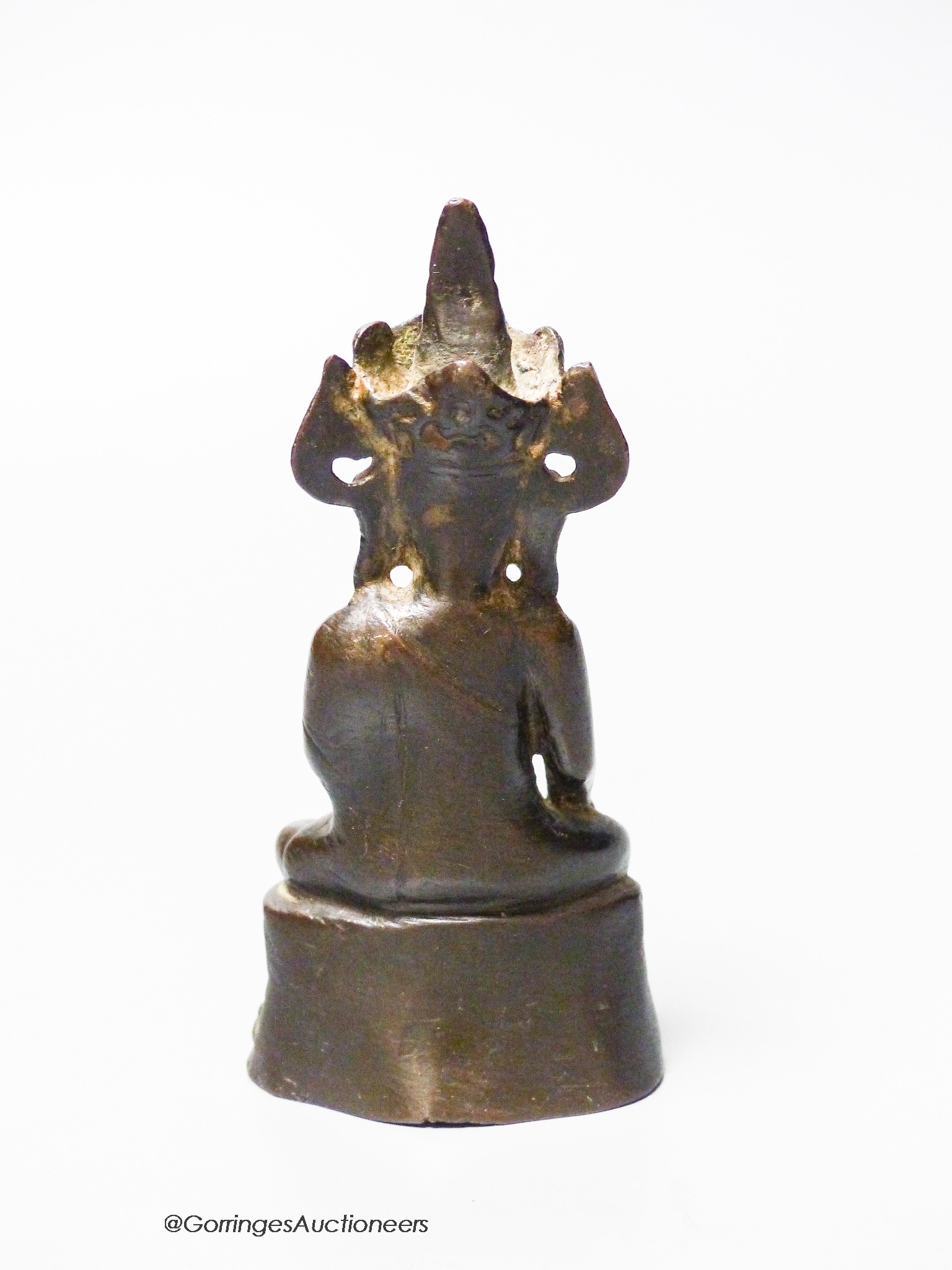 A Thai bronze seated Buddha, height 13cm